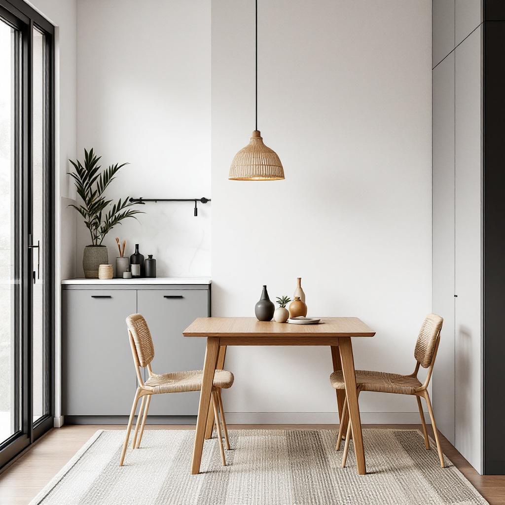 Een Japandi eethoek bij je keuken 1 Een Japandi eethoek bij je keuken