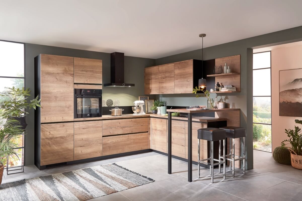 Keukens van Kuchenwelt houtlook
