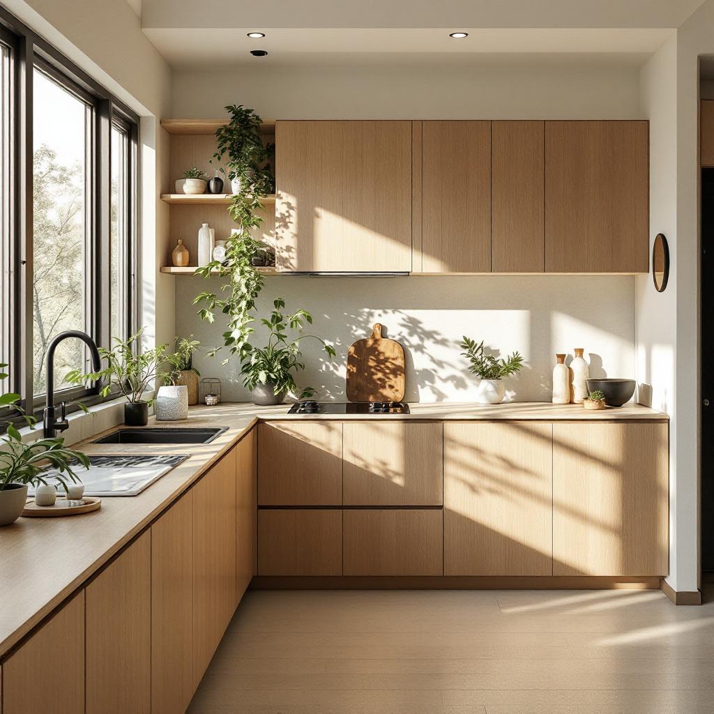 Lichtinval in Japandi keukens 1 Lichtinval Japandi keukens