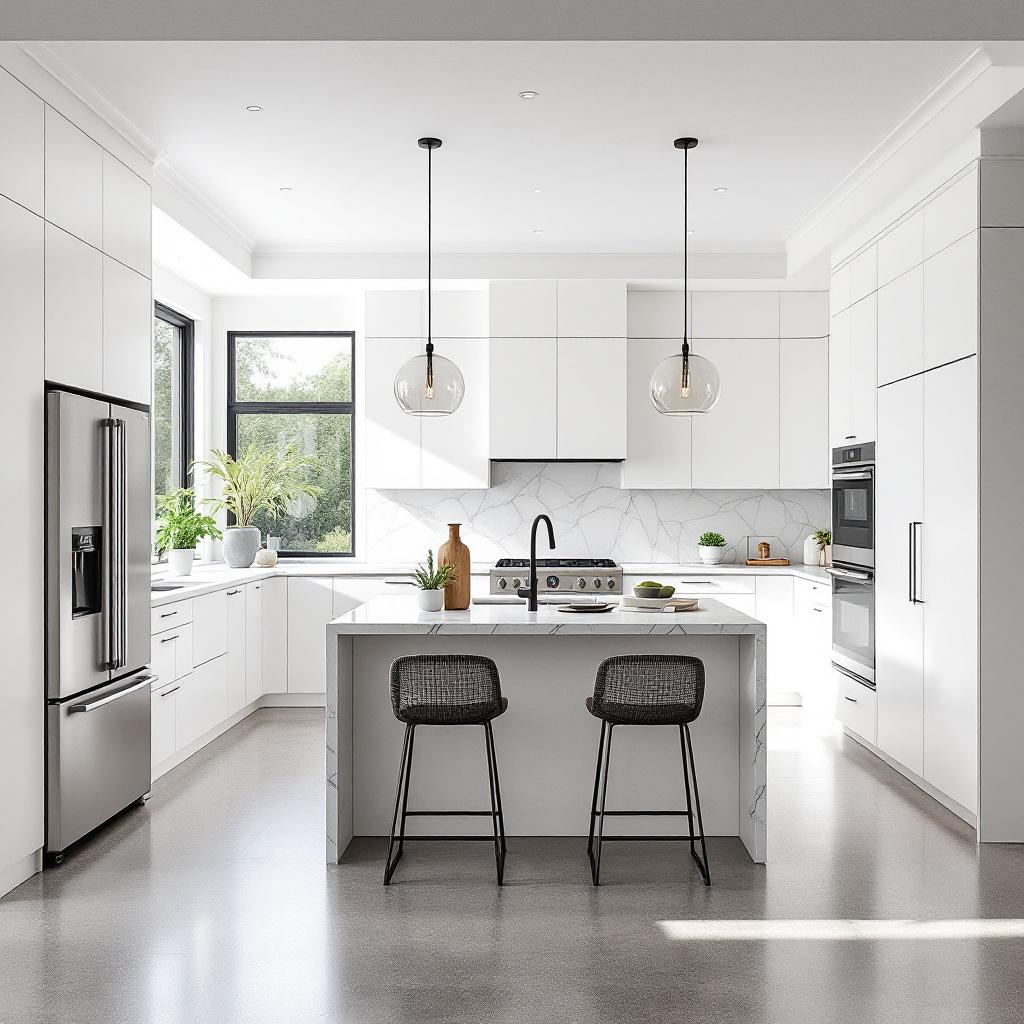 benutten van U-vormige keuken