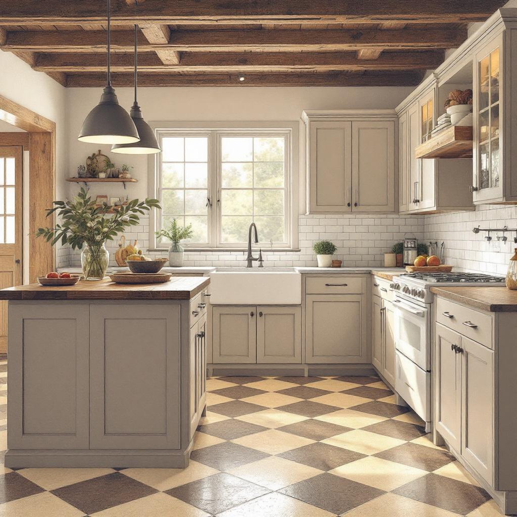 combineren van een taupe keuken