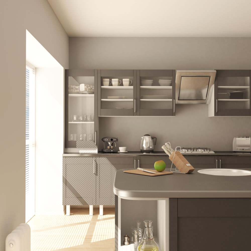 keuken in de woonkamer integreren