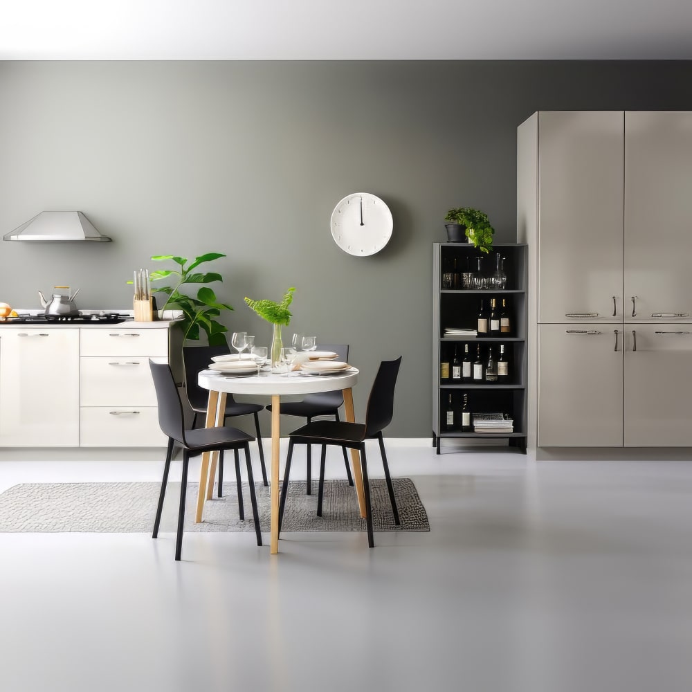 keuken in de woonkamer