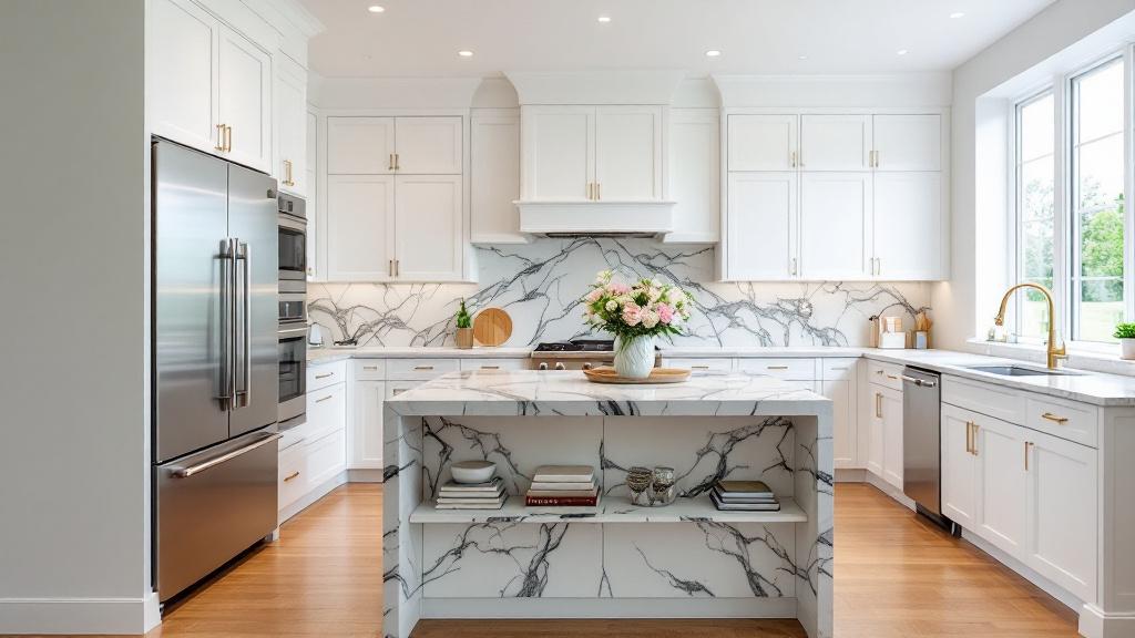 Marmer keuken: tijdloze luxe met natuurlijke uitstraling 1 marmer keuken
