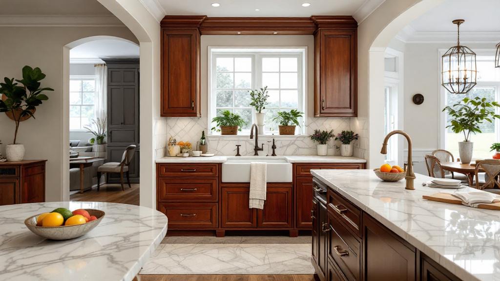 Marmer keuken: tijdloze luxe met natuurlijke uitstraling 2 marmer keukenstijl