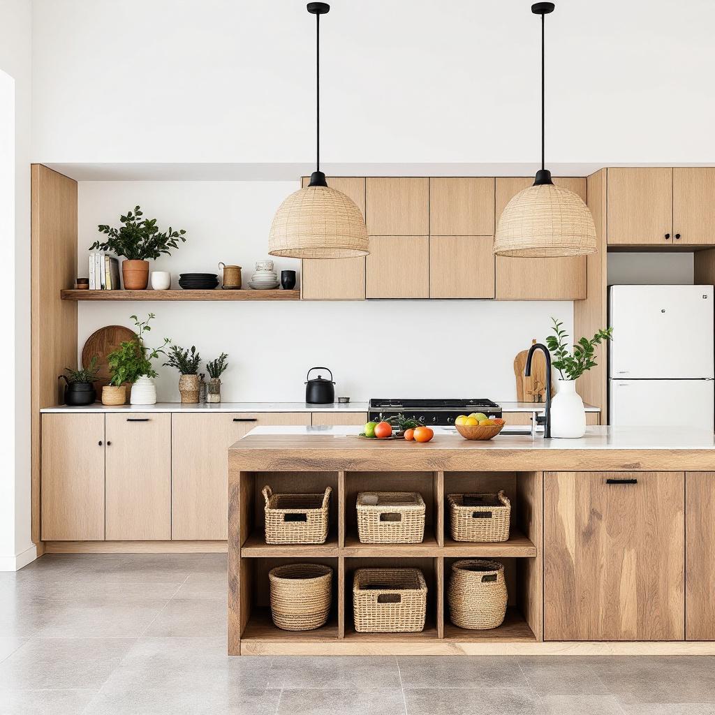 Slimme opbergtips voor Japandi keukens 1 opbergtips voor Japandi keukens