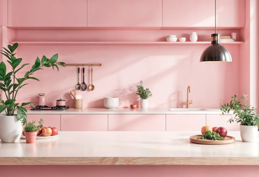 pastel keukenstijlen
