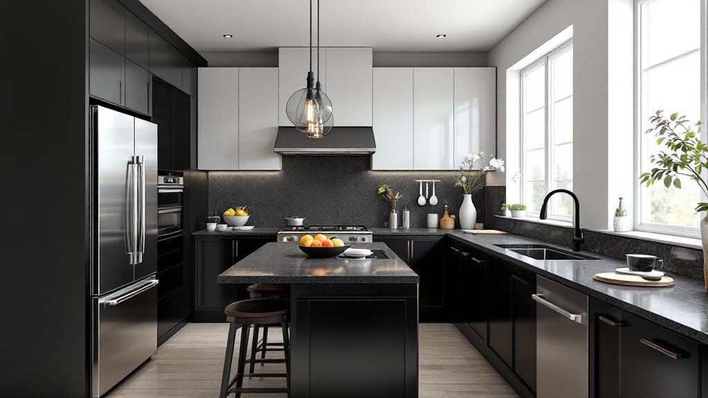 Houten keuken met zwart de trend van nu 1 zwarte houten keuken